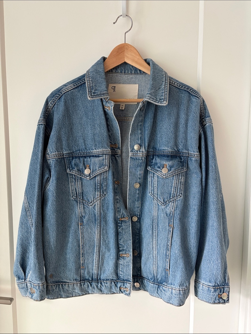 Anthropologie Light Blue Boyfriend Denim Jacket - Women